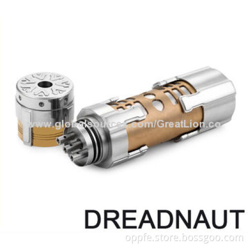 2014 Newest Product 26650 Dreadnaut Hybrid Mod, 34mm Diameter, Made of Stainless Steel/Copper